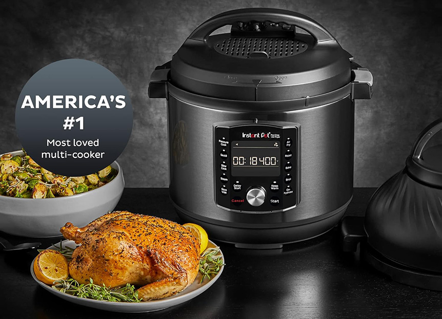 Chicken Being Placed In Instant Pot