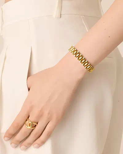 Prime Member Deals 2025 27 Pavoi 14K Gold Plated Waterproof Bracelet