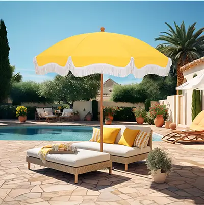 Prime Member Deals 2025 57 Hera'S Palace 7Ft Heavy Duty Beach Umbrella