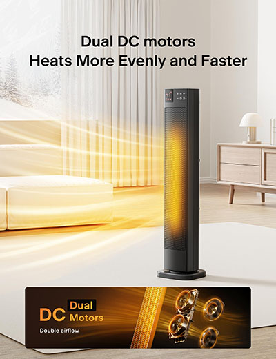 Pelonis 30” Ceramic Tower Space Heater