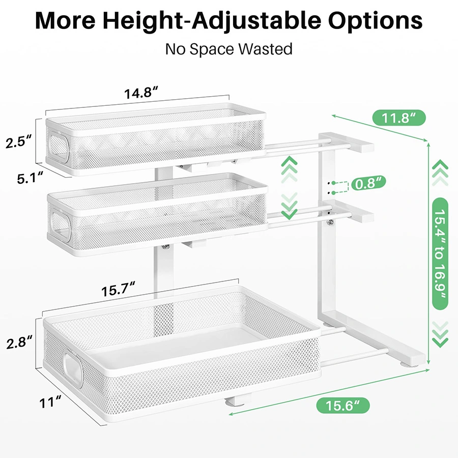 Conquer The Chaos: Why This Under Sink Organizer Is About To Change Your Life 1 Kitstorack Height Adjustable Options